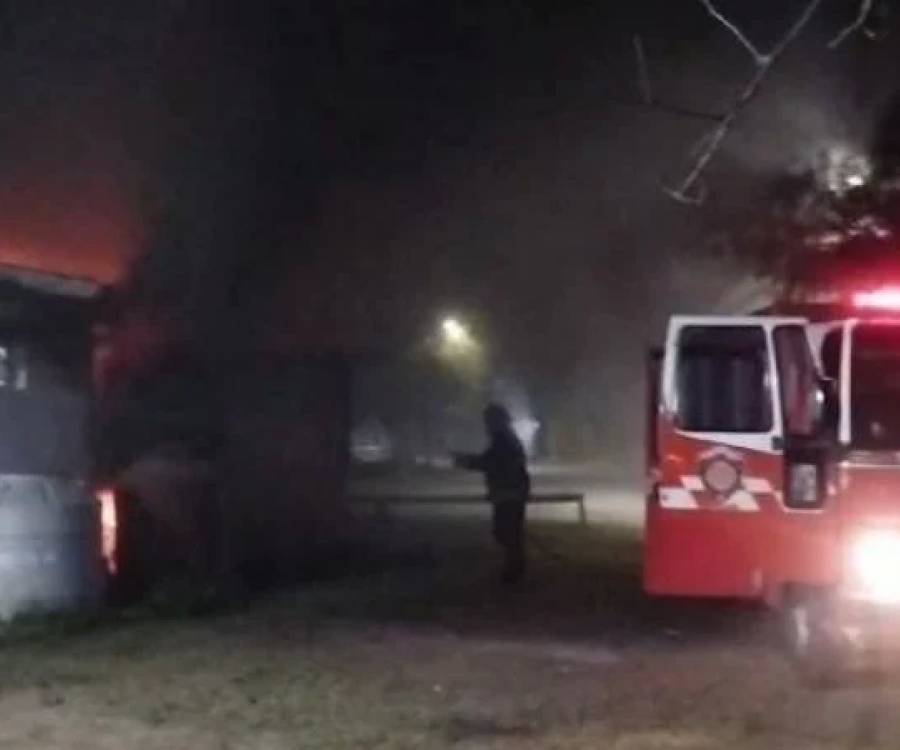 Lograron sofocar un incendio en el Club Teros Rugby