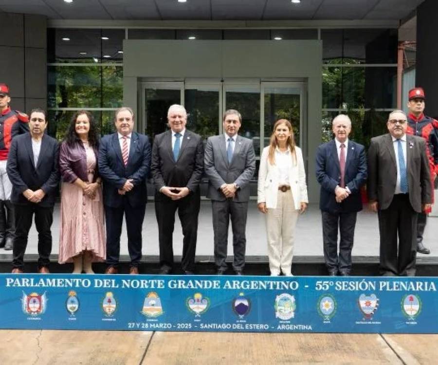 El vicegobernador Dusso participó de una nueva reunión de la mesa ejecutiva del Parlamento del Norte Grande