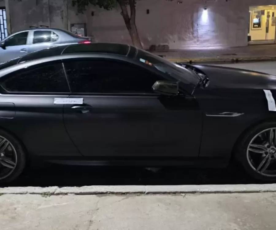 Secuestraron un auto de alta gama con pedido de captura