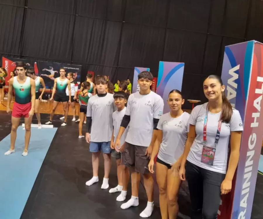 Mundial de Trampolín: cinco gimnastas de Catamarca representan al país en Pamplona