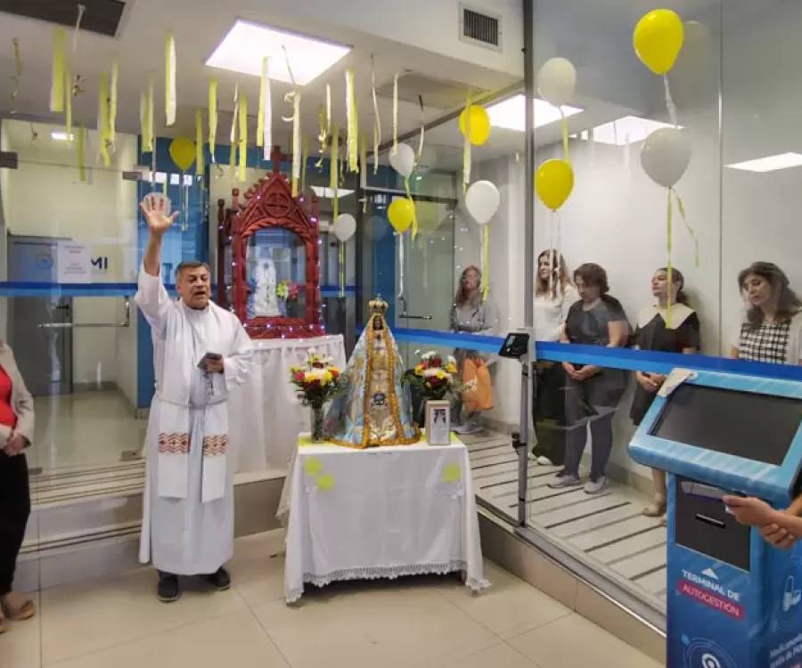La Virgen del Valle llevó su bendición al PAMI y a la Fiscalía Federal