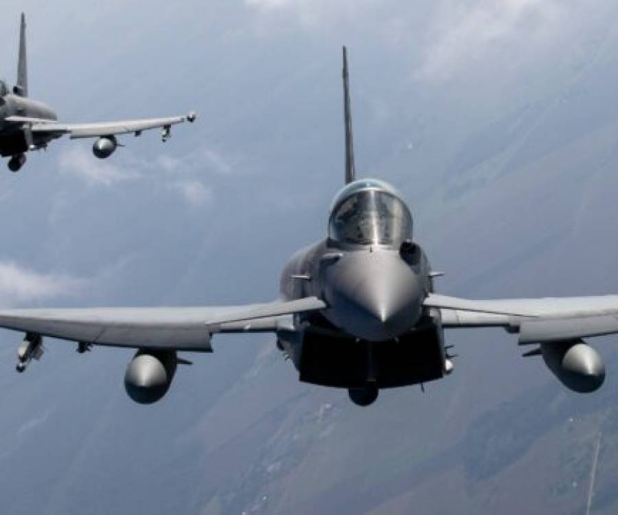 La Fuerza Aérea de Italia interceptó un grupo de aviones rusos sobre el mar Báltico