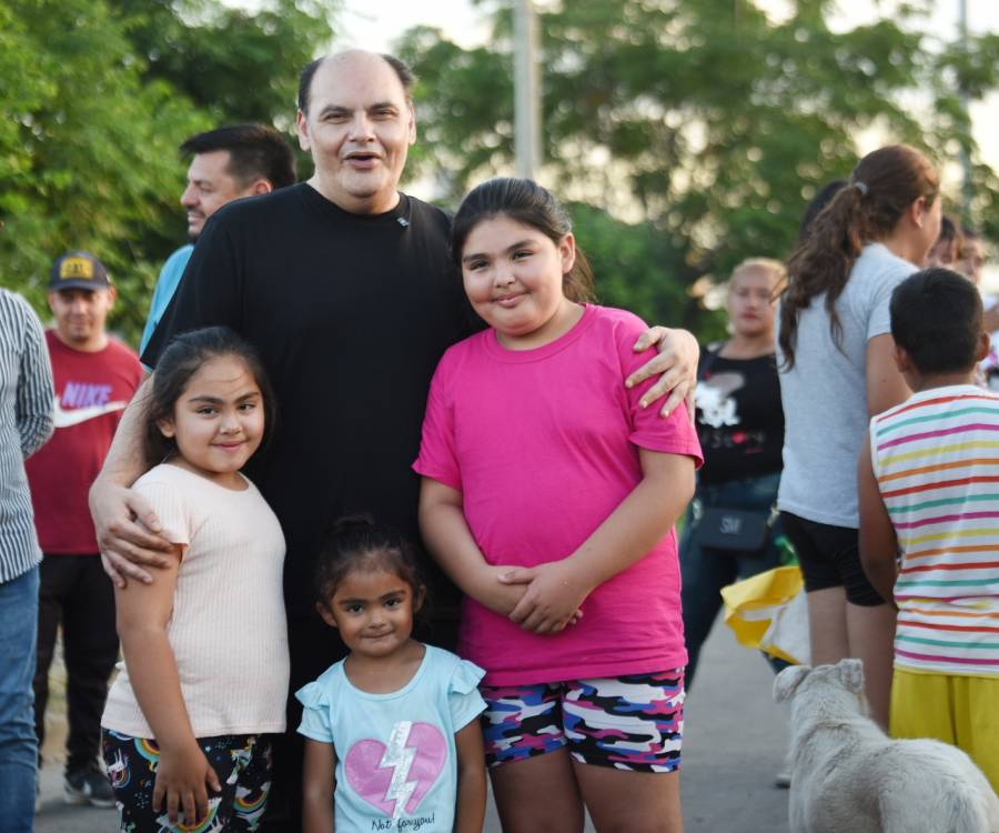 Gustavo supervisó la finalización de obras clave en el loteo Parque Sur