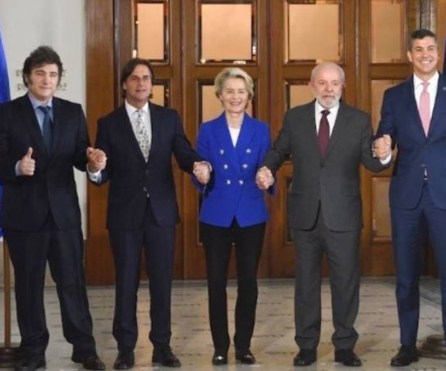 Tratado de comercio Mercosur–Unión Europea: Milei viaja a Paraguay para su firma