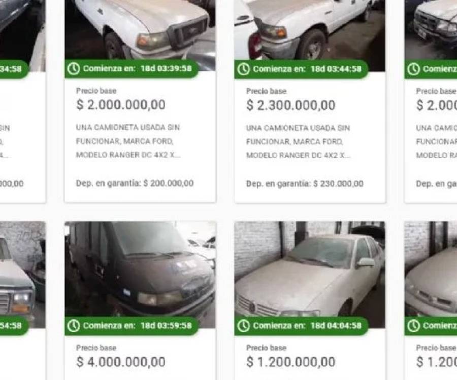 AFIP subasta autos y camionetas desde $500.000: cuándo es y cómo participar