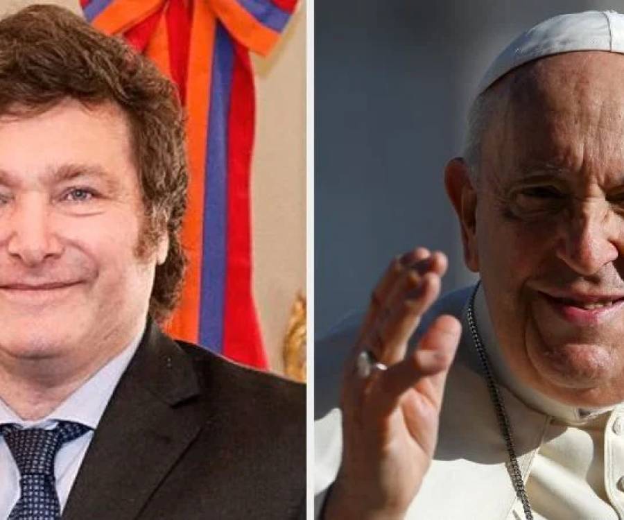 Todo cambia: para Milei, el Papa ya no es “imbécil” ni “maligno”
