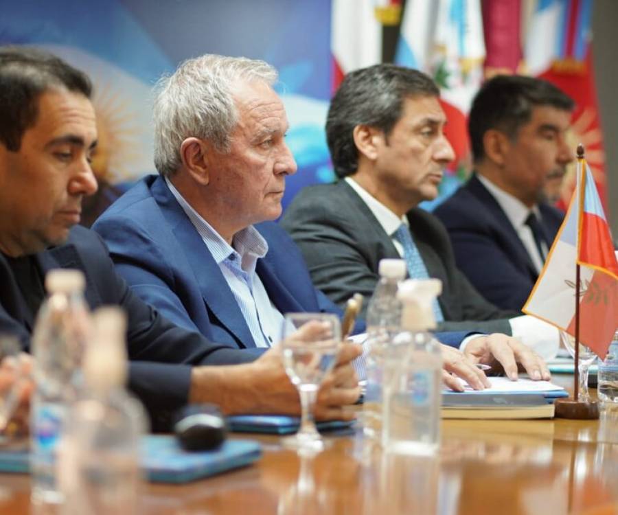El vicegobernador Dusso expuso en la Cancillería el proyecto del Corredor Bioceánico