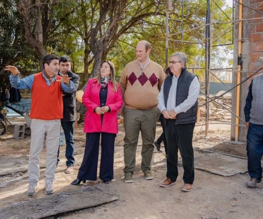 Avanza la ejecución de la obra del polideportivo chacarero