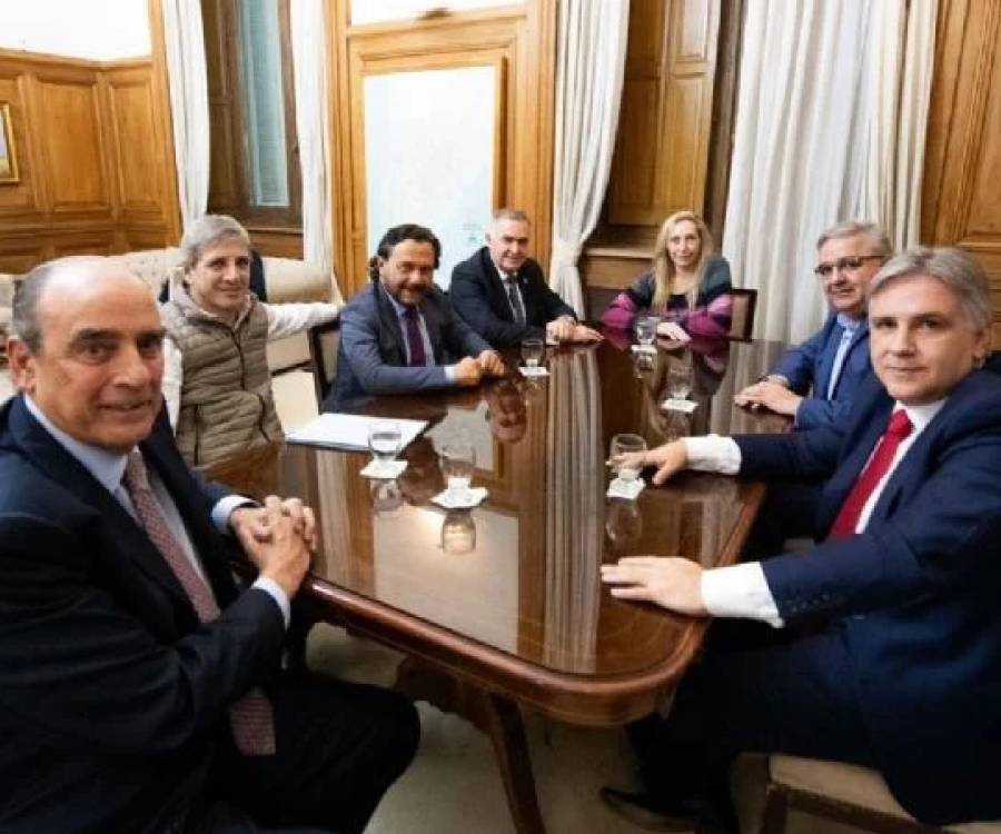 Guillermo Francos recibió a Jalil, Sáenz, Llaryora y Jaldo en Casa Rosada