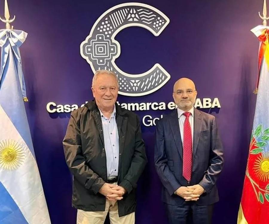 El Vicegobernador Dusso recibió al Embajador de la India