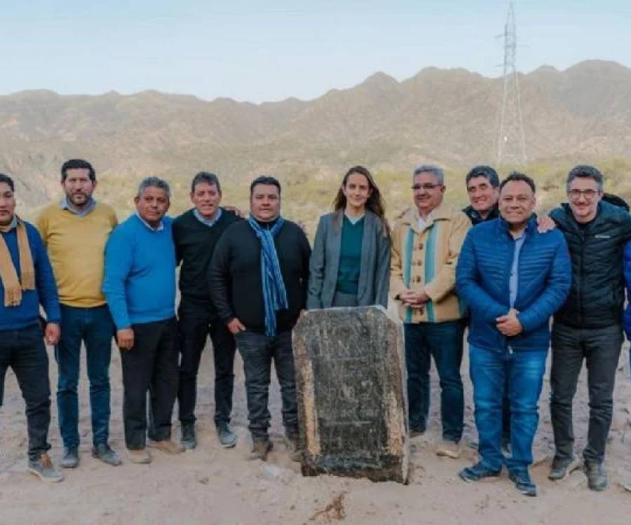 Raúl e intendentes recorrieron los avances de obra en la Cuesta de Zapata