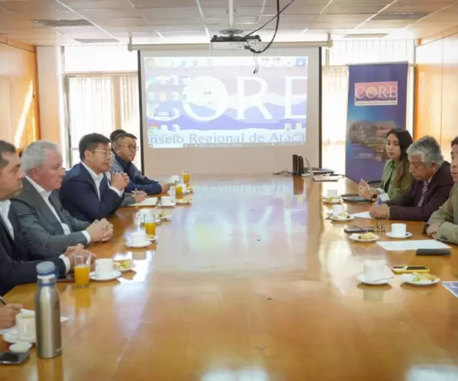 Dusso se reunió con el gobernador de la región de Atacama