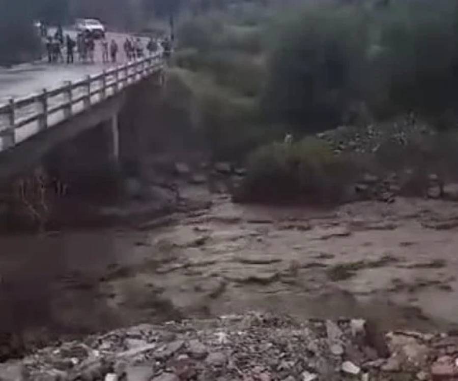 Transitar con precaución por RN 38, entre Chumbicha y Miraflores