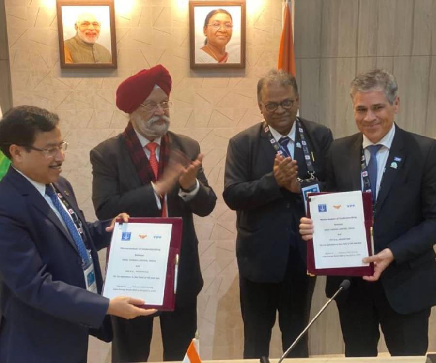 YPF firmó un mega acuerdo con India para vender el gas de Vaca Muerta