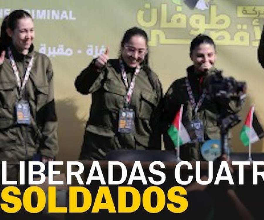 Hamas liberó a cuatro mujeres soldados de Israel en un nuevo intercambio de prisioneros
