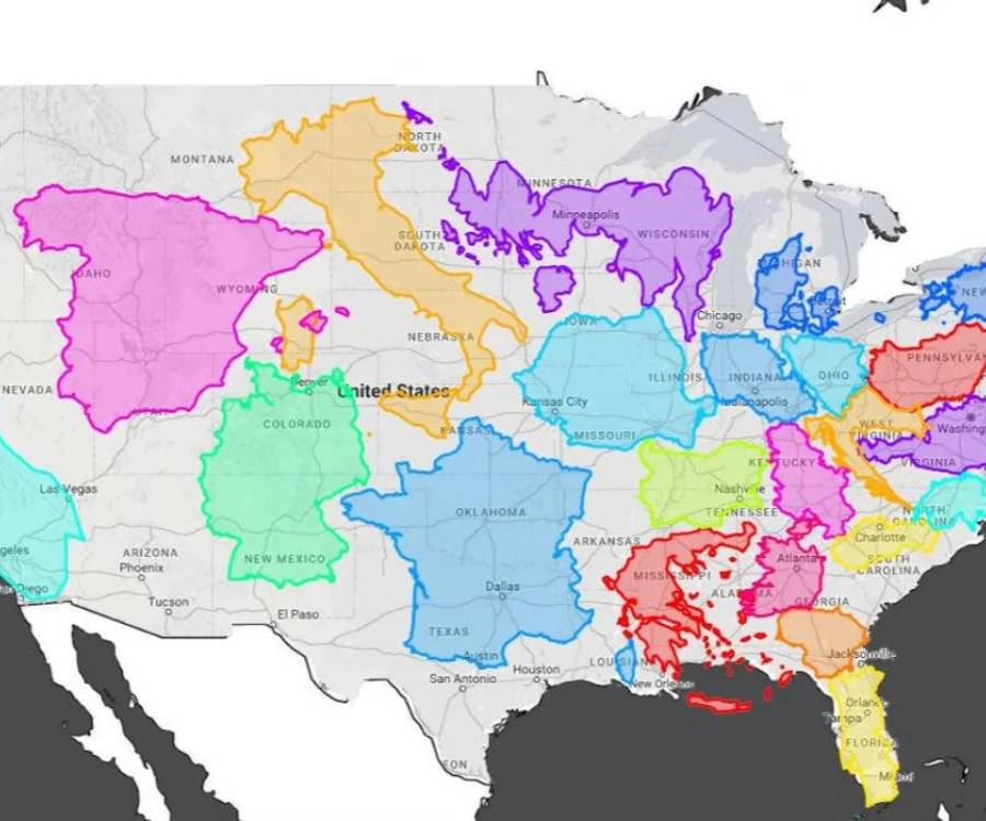 El sitio “The True Size Of” permite comparar y ver el verdadero tamaño de los países