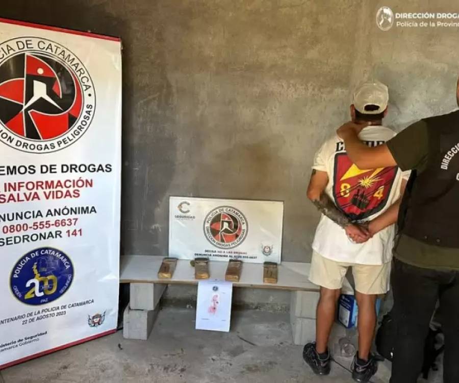 Secuestran más de tres kilos y medio de marihuana en Capital
