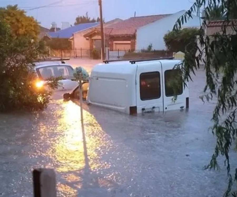 Otro temporal en Bahía Blanca vuelve a provocar daños enormes