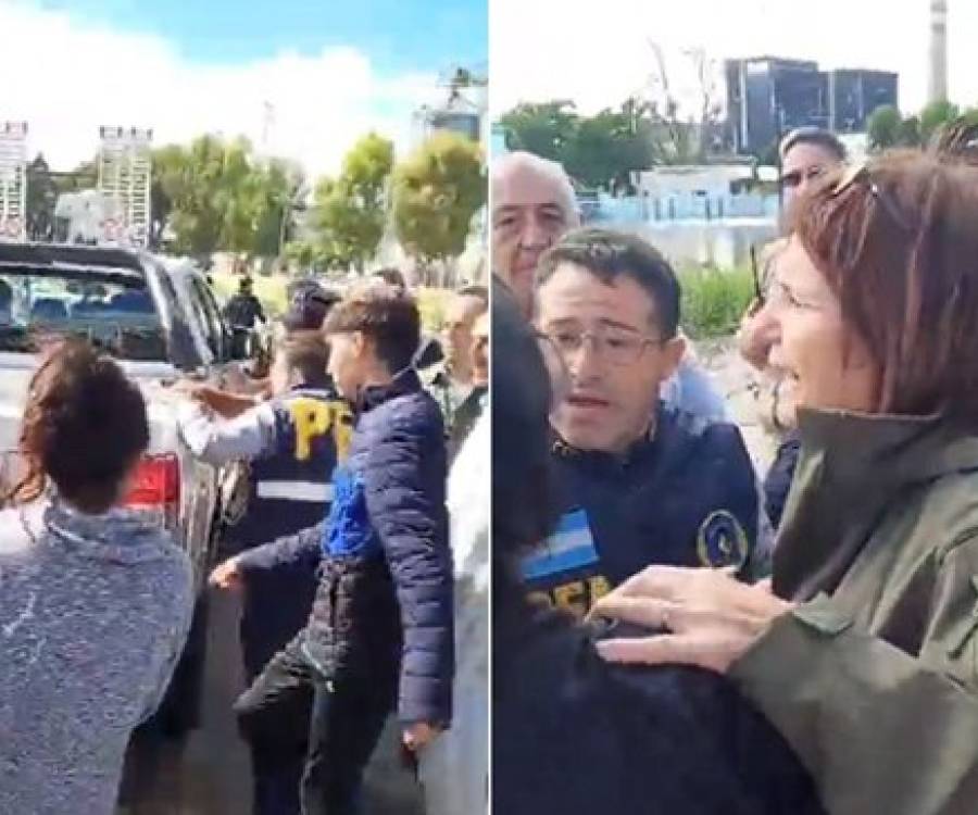 Bullrich y Petri fueron increpados por vecinos de Bahía Blanca
