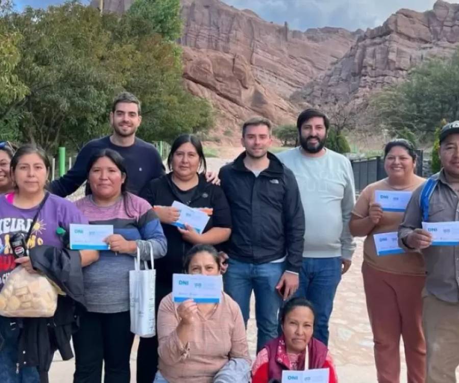 Se entregaron 350 DNI en el interior de la provincia
