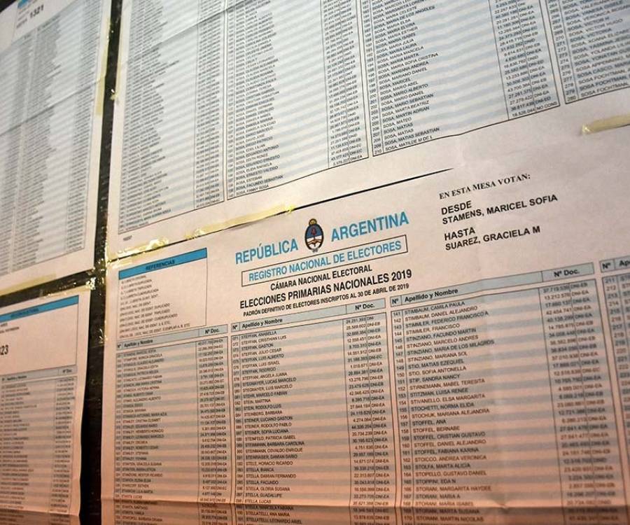 Padrón provisorio: Los electores ya pueden verificar sus datos personales y efectuar reclamos ante la CNE