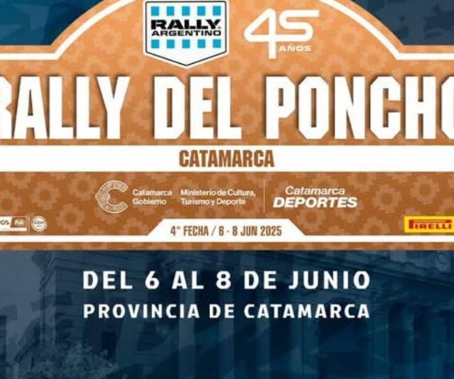 El Rally del Poncho 2025 ya tiene su cronograma