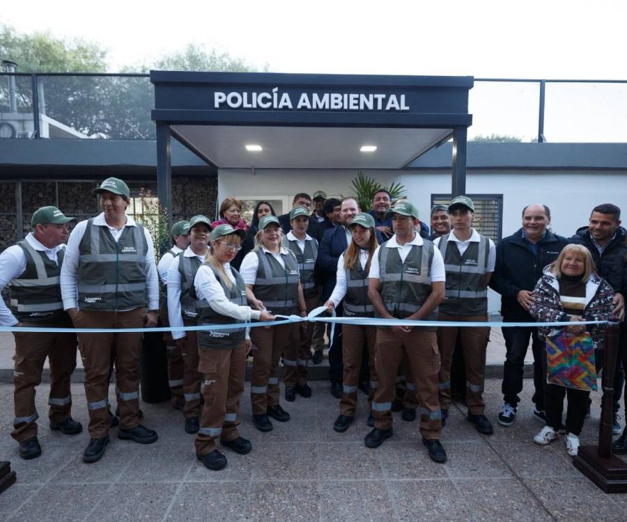 Gustavo Saadi inauguró la nueva sede de la Policía Ambiental Municipal