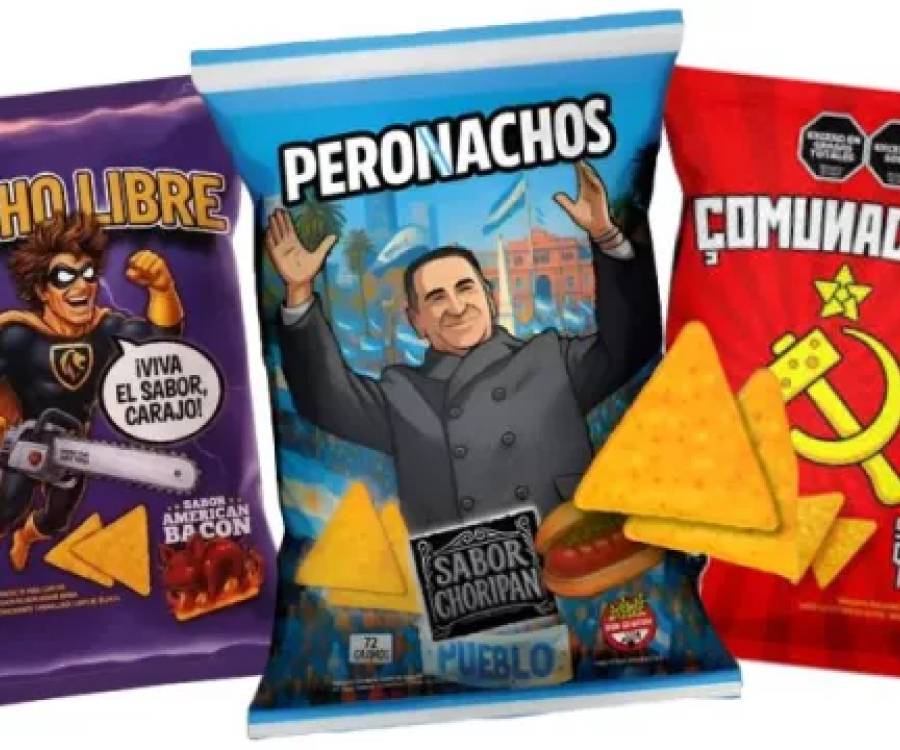 La grieta ya no se discute, se come: así son los Peronachos, Comunachos y Nacho Libre (snacks con humor político y sabor argentino)