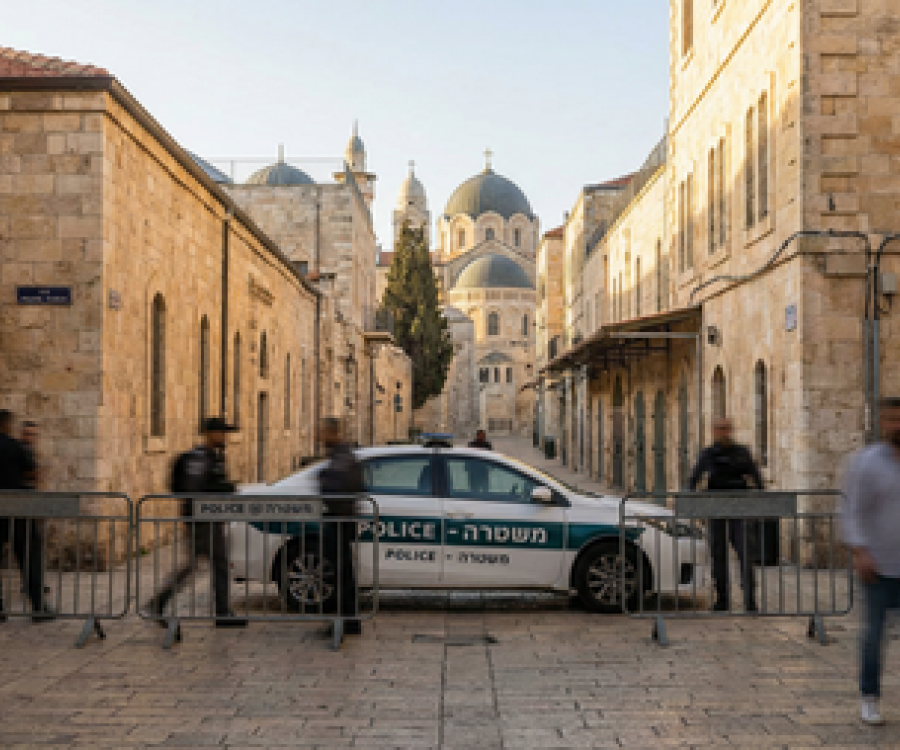 Escándalo en Jerusalén: impiden celebrar el Domingo de Ramos en el Santo Sepulcro