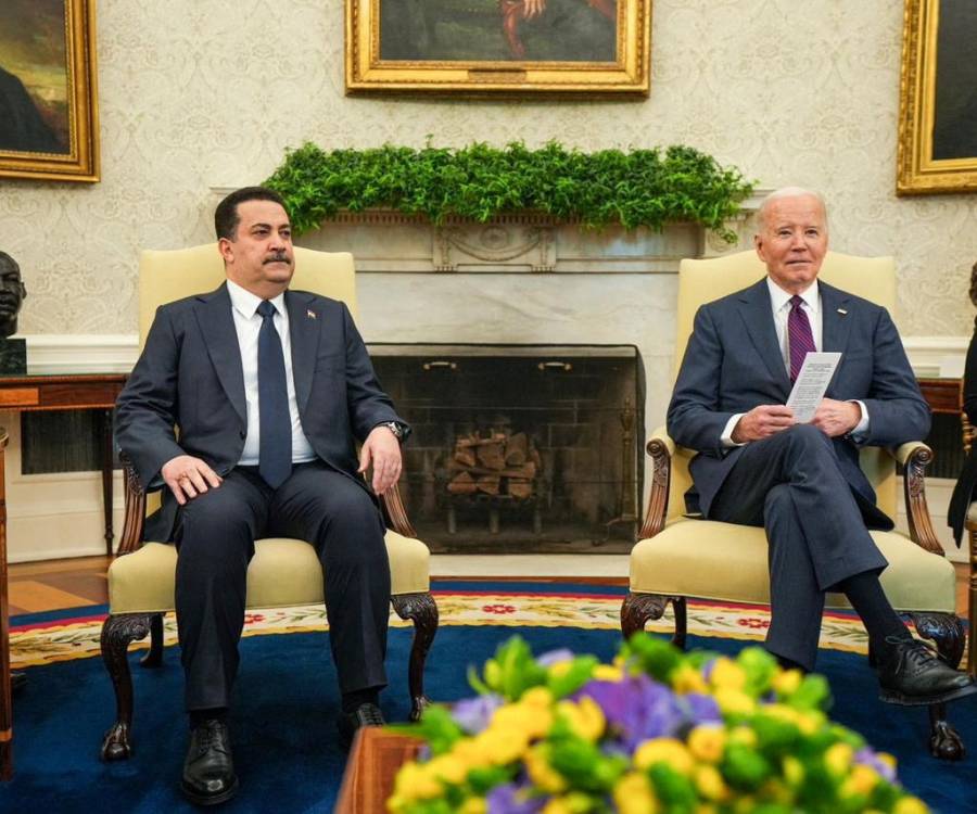 Tras la reunión del primer ministro iraquí con Biden, lanzan desde Irak cohetes contra una base militar de EEUU en Siria