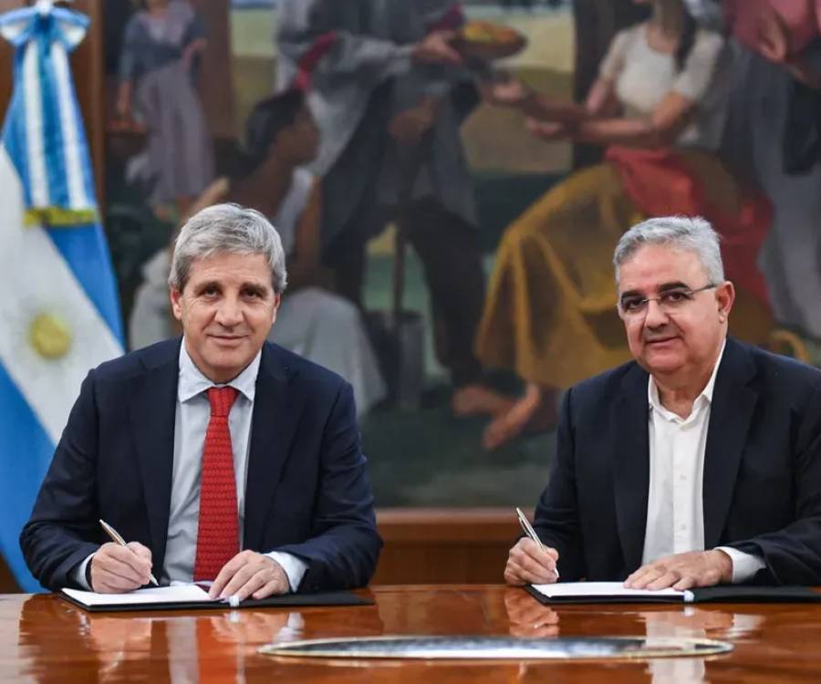 Santilli y Luis Caputo llegan este viernes a Catamarca por el Acueducto Albigasta y convenios de rutas