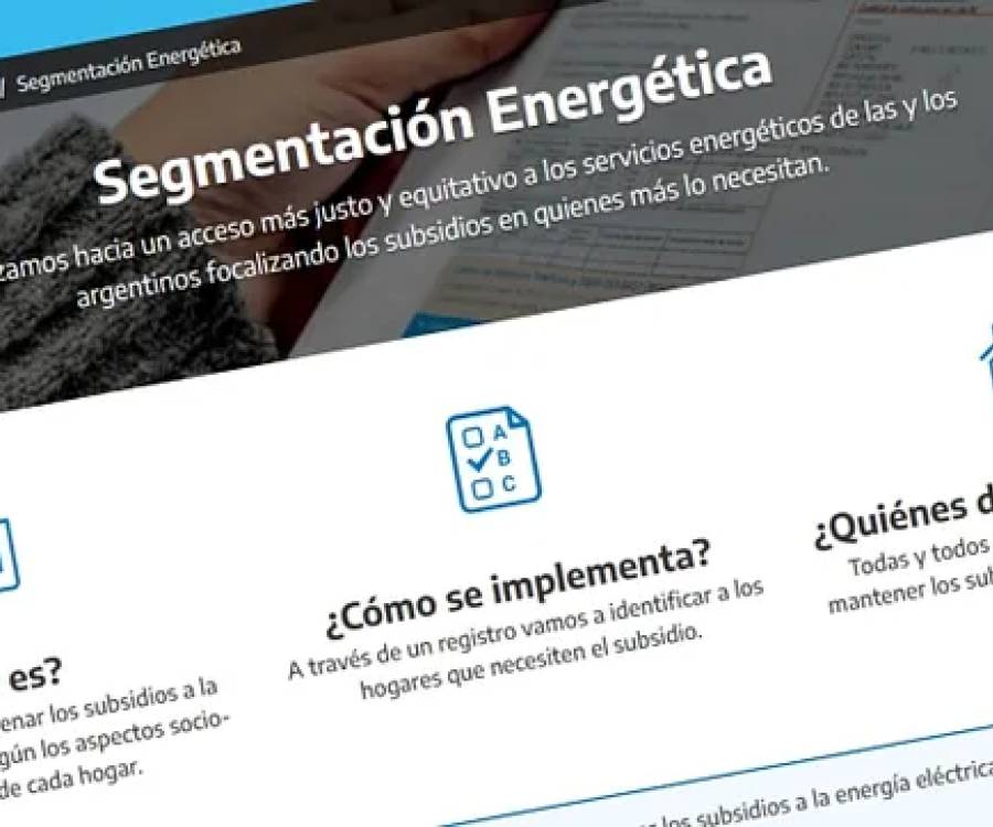 Se actualizaron los topes de ingresos para acceder al subsidio energético nacional
