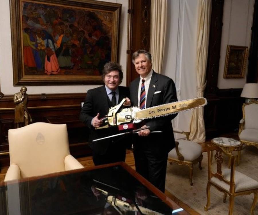 Milei recibió a un enviado de Marco Rubio en la Casa Rosada