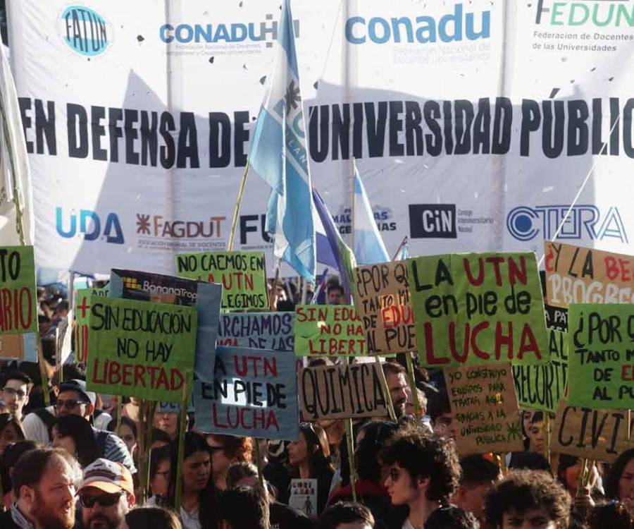 Los rectores le exigen a Milei que gire fondos para los gastos de todas las universidades del país