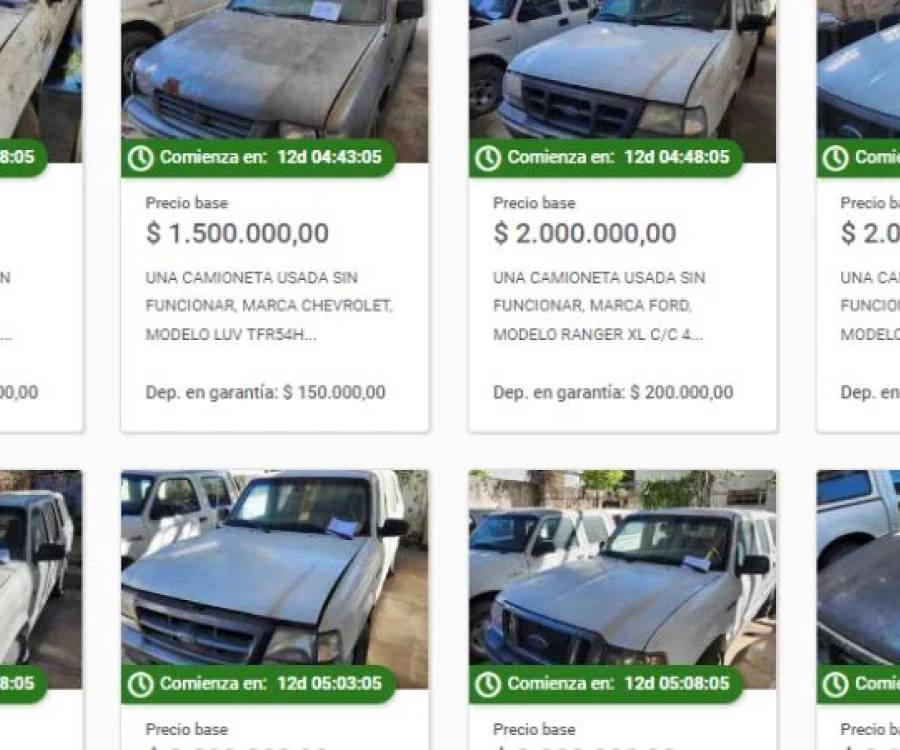 La AFIP subastará automotores usados de su propia flota