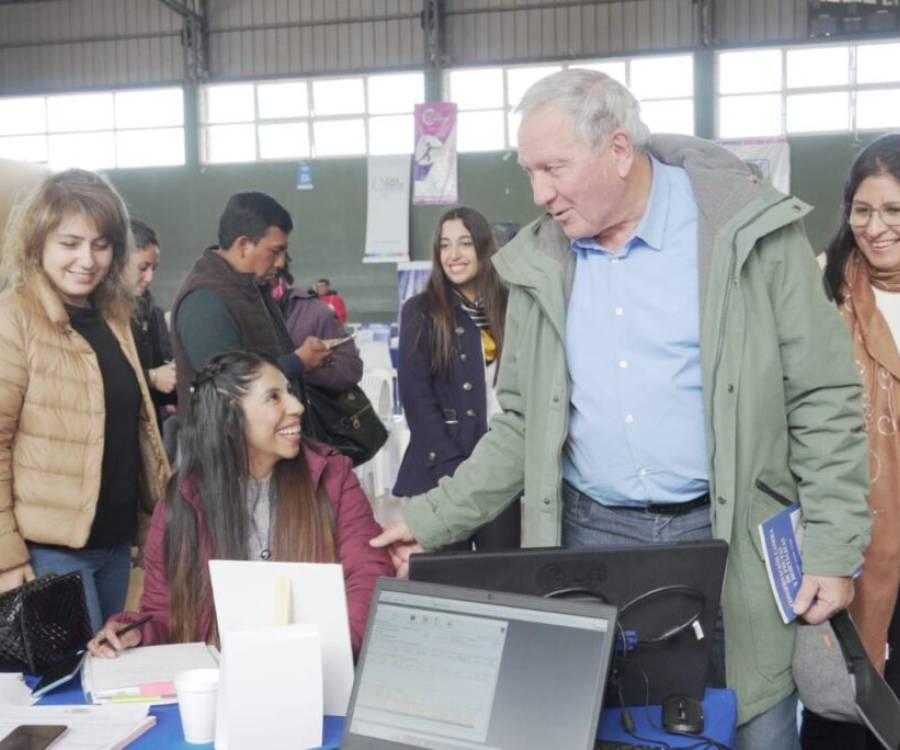 El vicegobernador Dusso visitó Santa María para llevar adelante una agenda de convenios e inauguraciones